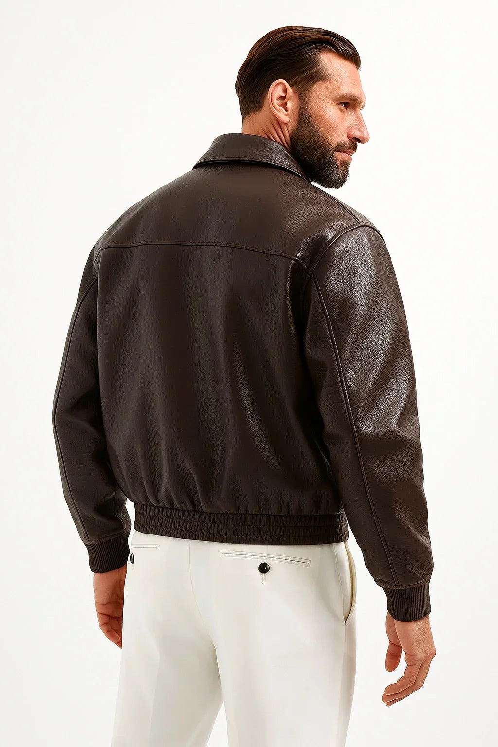 RASS BROWN LEATHER JACKET