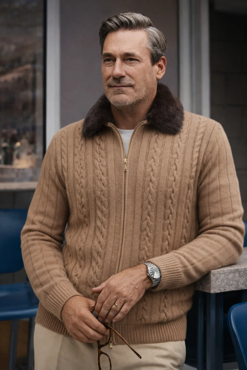 Malfilé cotton cardigan