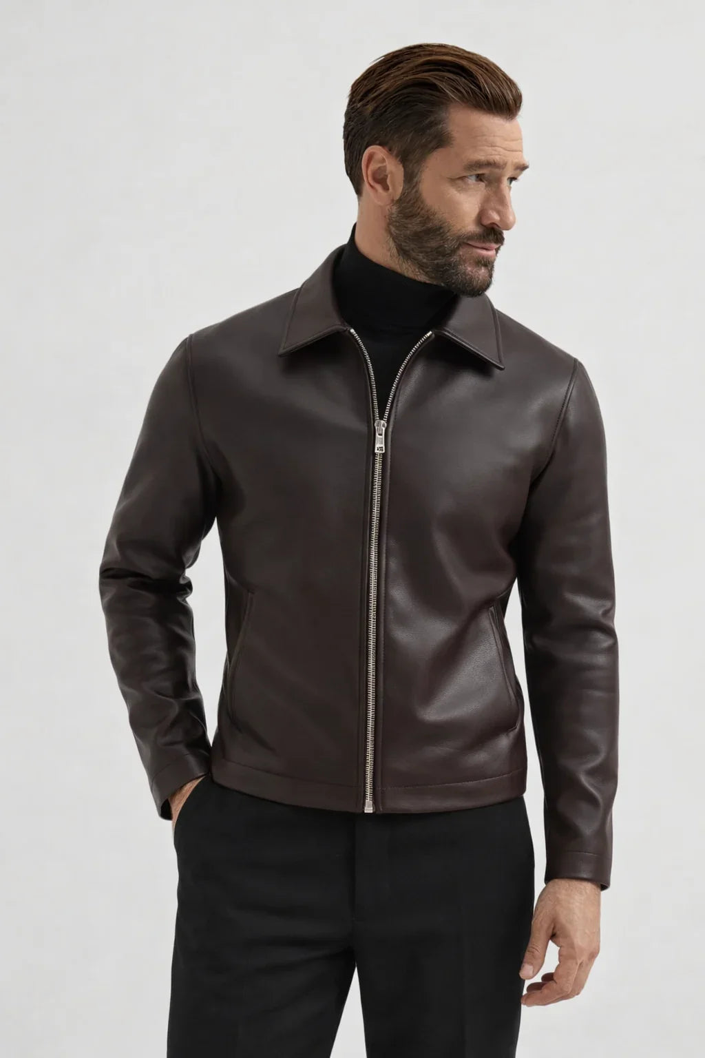 BELGRAVE CLASSIC LEATHER JACKET